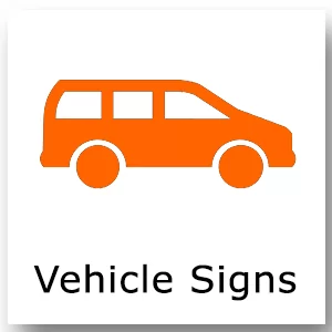 Vehicle Signs